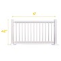 120ft Portable Traditional Fence Kit | Ships Preassembled