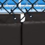Nissen Envirosafe 4' x 8' Folding Baseball Backstop Pad - Black