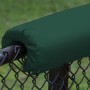 Envirosafe 1" Premium Vinyl Sewn Baseball Fence Rail Pad - Maple Green 15'
