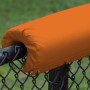 Envirosafe 2" Premium Vinyl Sewn Baseball Fence Rail Pad 8'L - Orange