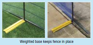 Above Ground Temporary Grand Slam Baseball Fencing Package 4' x