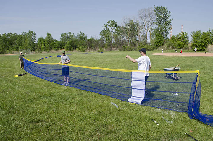 Grand Slam Fencing at Lions Park in Trenton, Michigan