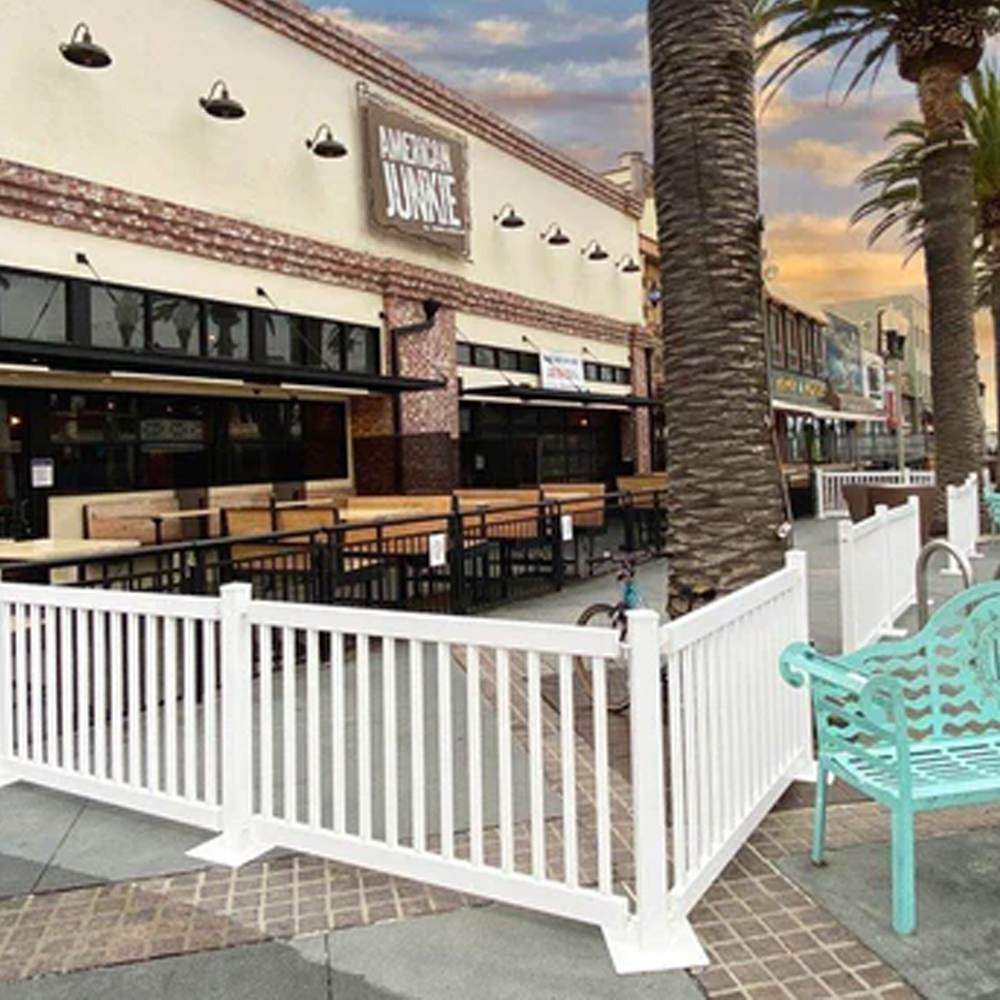 temporary modular event fencing