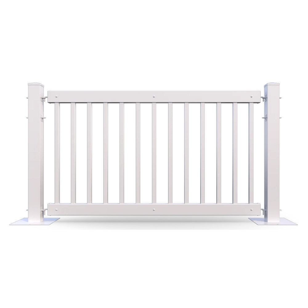 temporary traditional vinyl fence kits